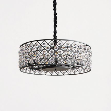 لوستر کریستال گوی گرد80