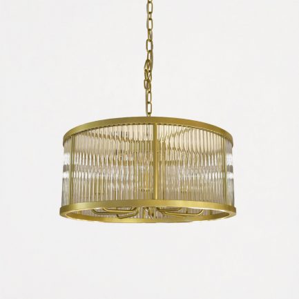 لوستر کریستال لوله ای