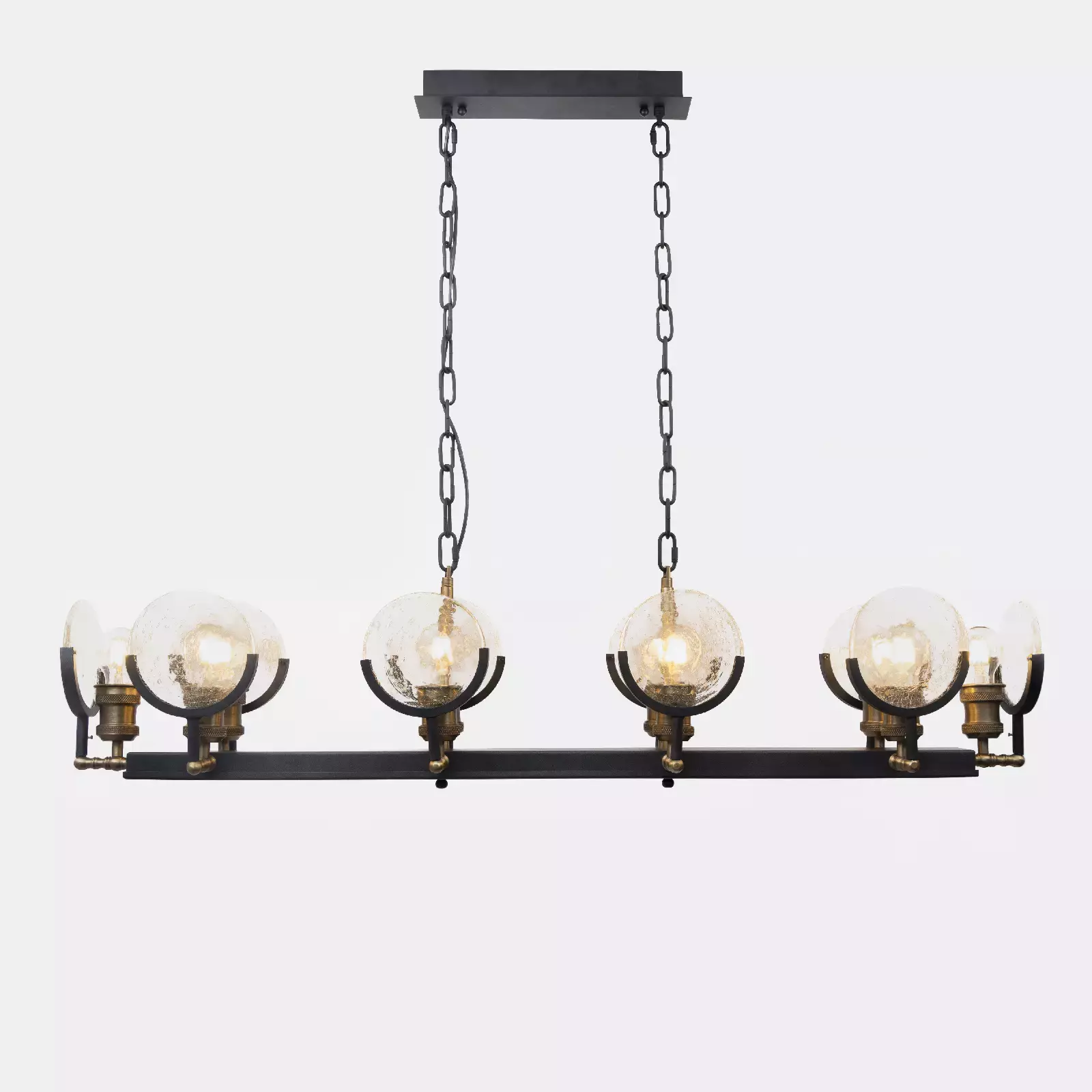 لوستر-خطی-لنزو-لاینر-10-شعله لوستر لنزو خطی 10 شعله نیرانور