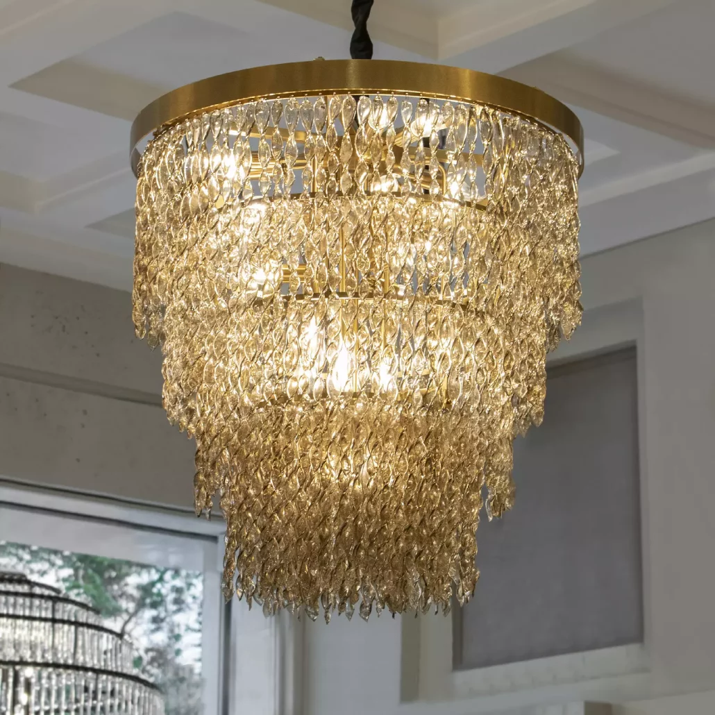 لوستر کریستالی هوران 70 گرد 4 طبقه