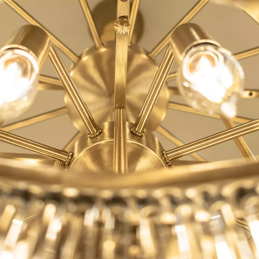 لامپ های لوستر کریستالی طبقاتی الوا نیرا