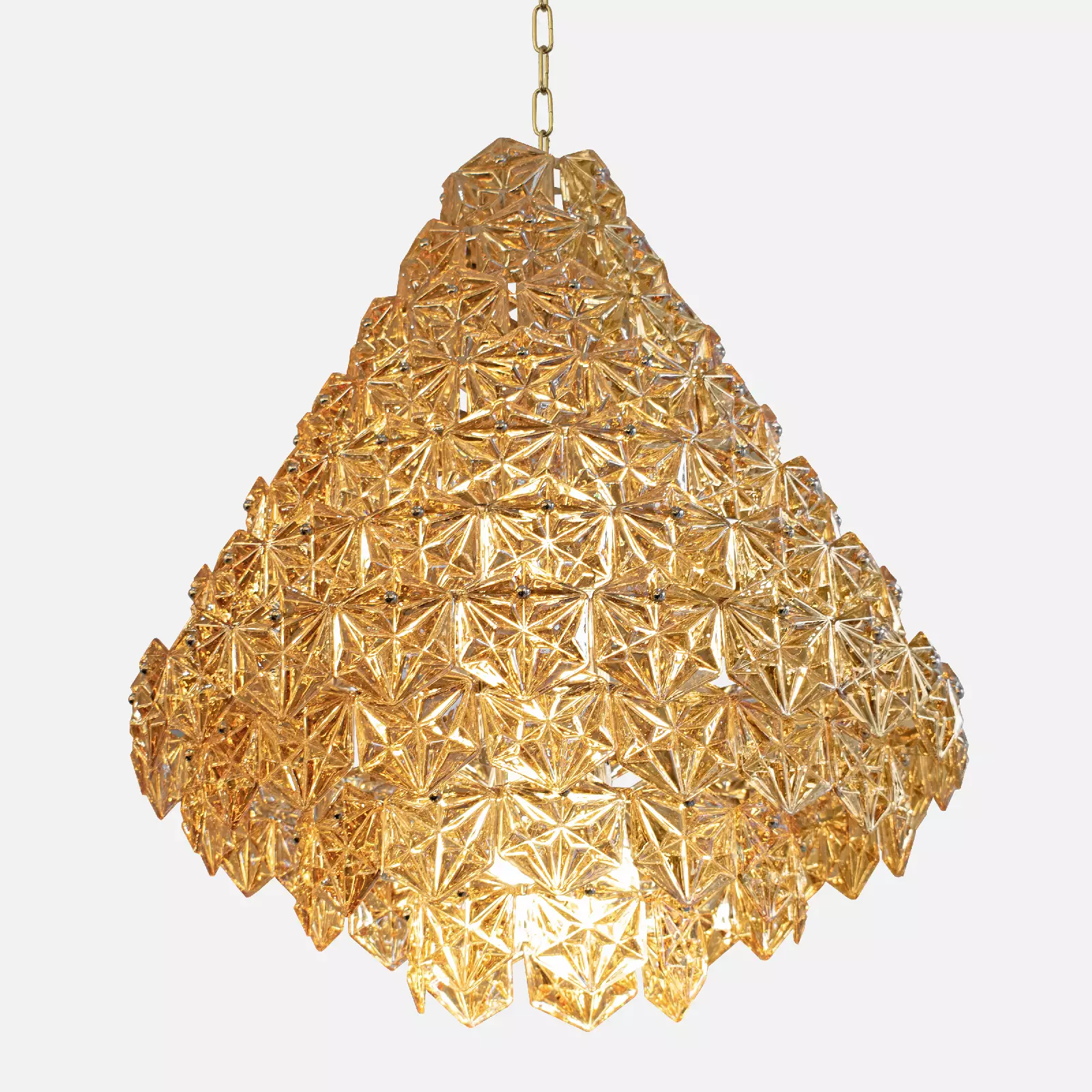 star-circle-chandelier-75 لوستر کریستالی خوشه ای 75 نیرا