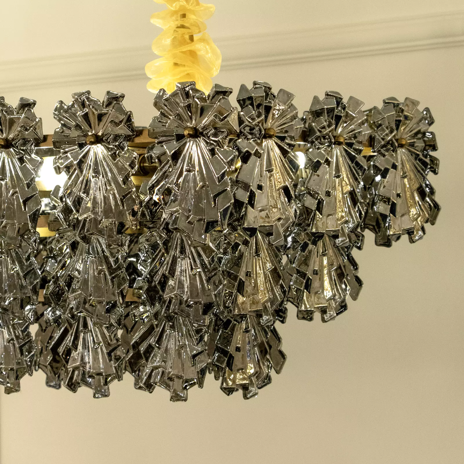 Gita-Linear-Chandelier-Square-Crystals لوستر خطی کریستالی گیتا نیرا