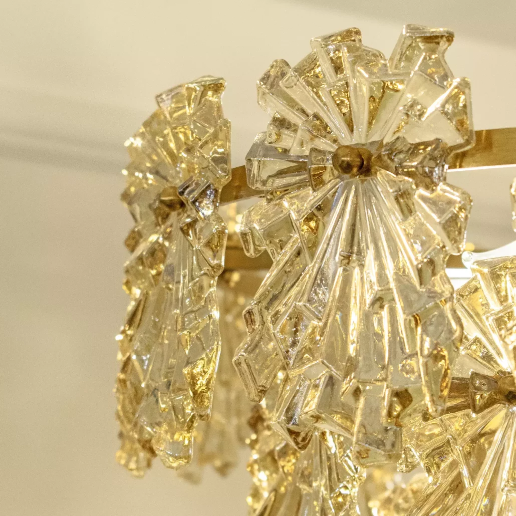 لوستر طبقاتی گرد گیتا قطر 60