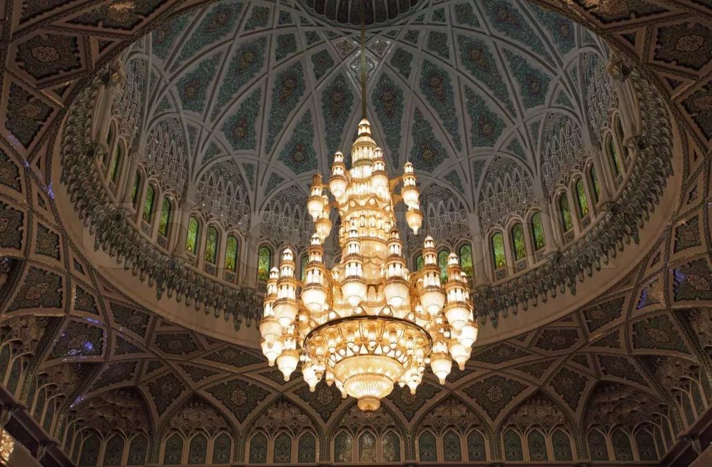 لوستر سوارسکی مسجد جامع سلطان قابوس