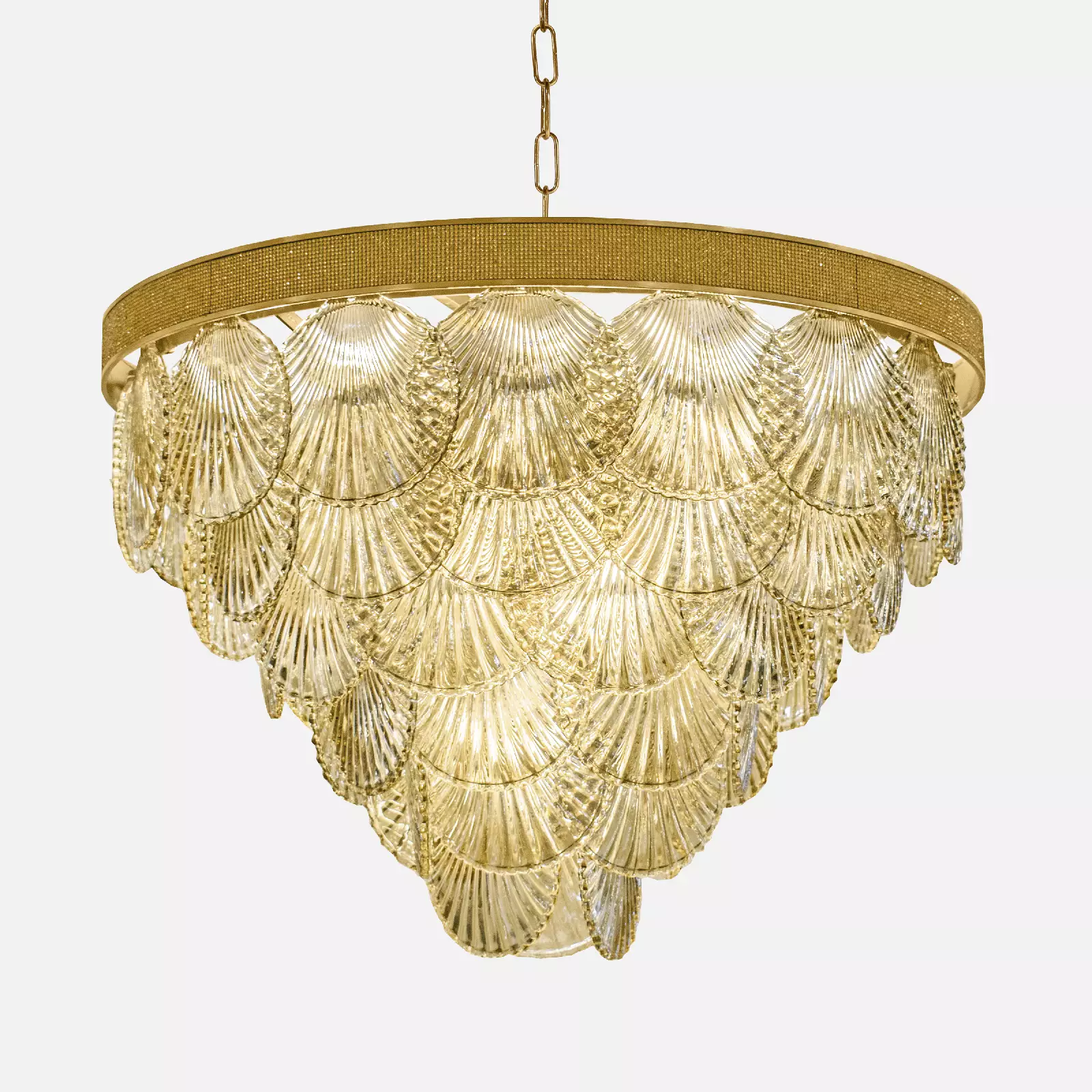 Zarrin-Round-Crystal-Chandelier-60-cm-Diameter لوستر کریستالی گرد زرین 60 نیرا