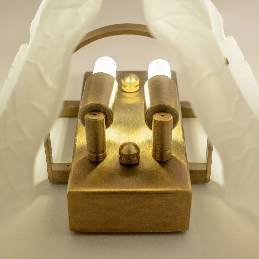 بدنه چراغ دیواری برگ لوتوس