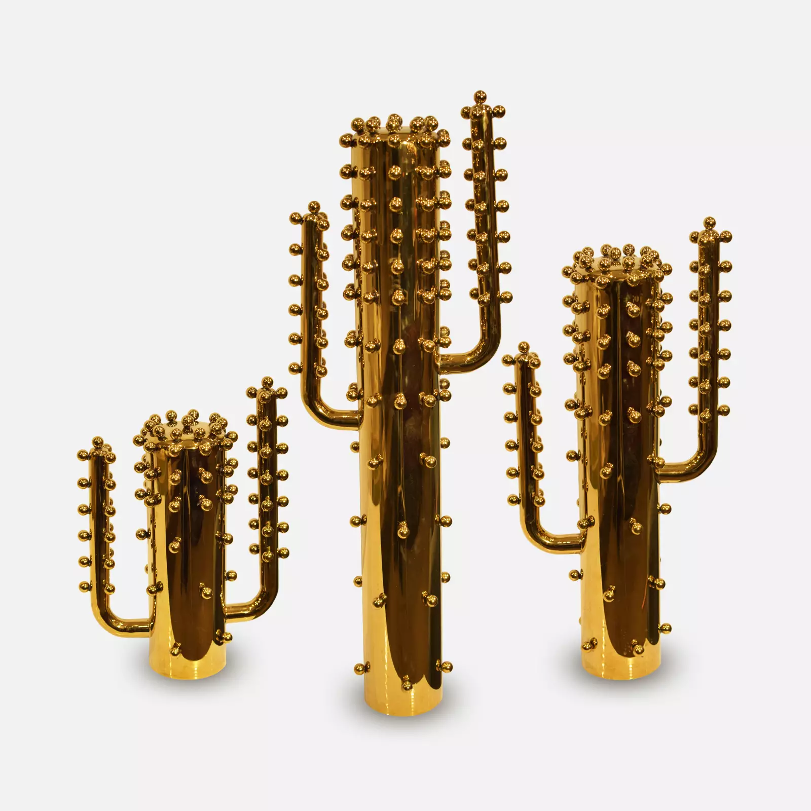 ست-المان-تزئینی-کاکتوس-طلایی ست المان تزئینی کاکتوس طلایی