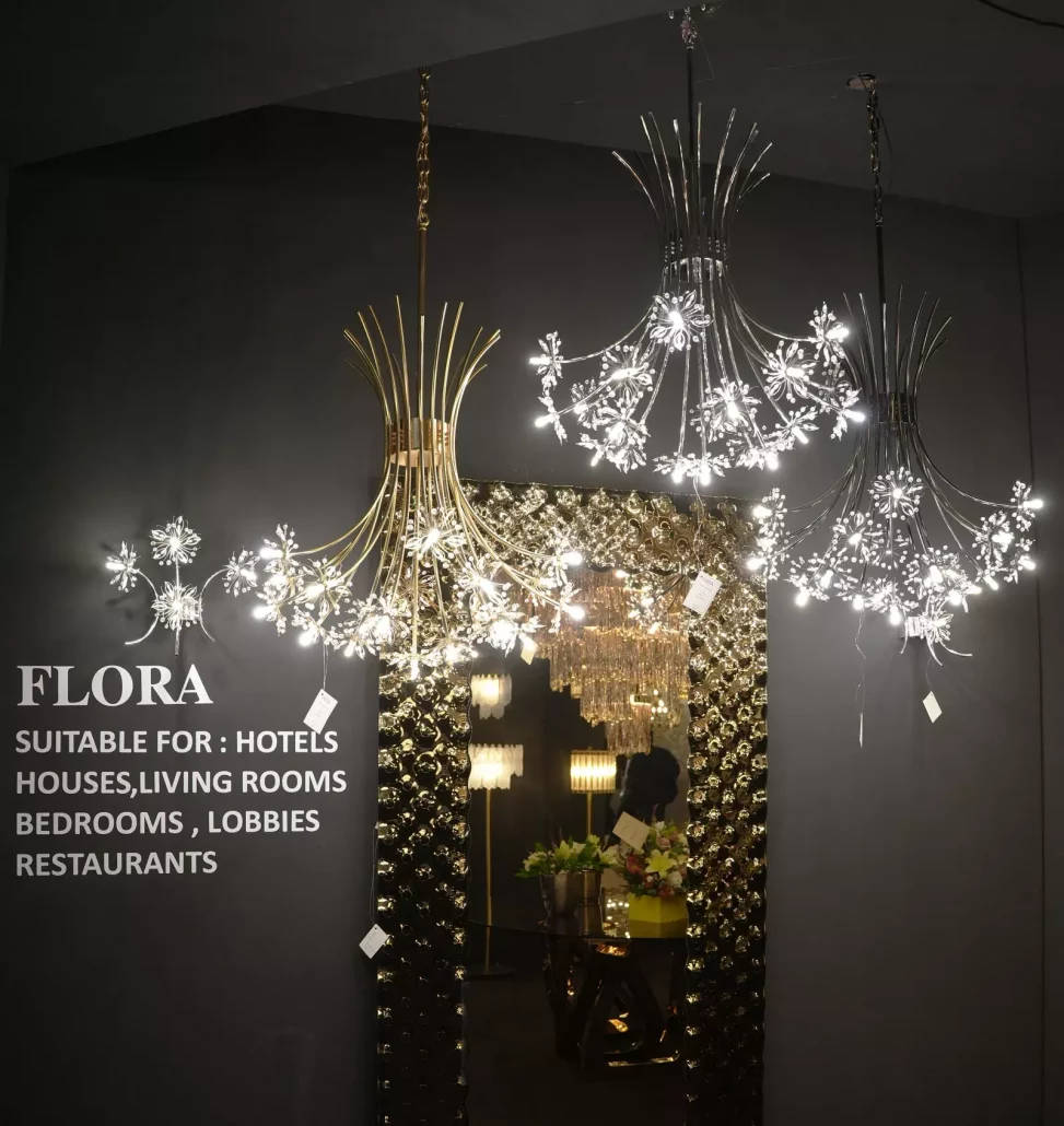 لوستر جدید مدرن 2024 فلورا