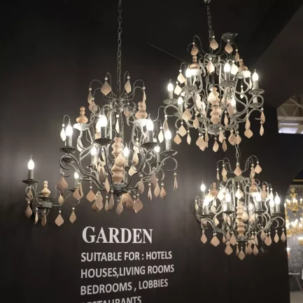 لوستر روستیک مدرن- لوستر پذیرایی روستیک