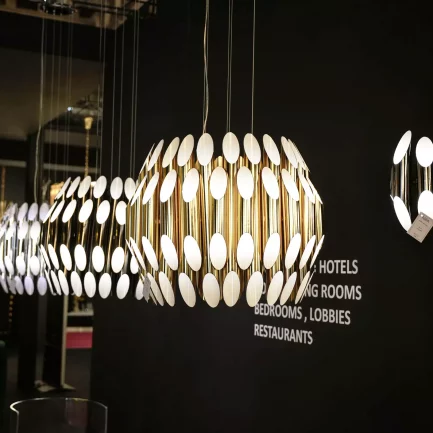 مجموعه لوستر جدید 2024 مدرن لوستر مدرن جدید دوطبقه