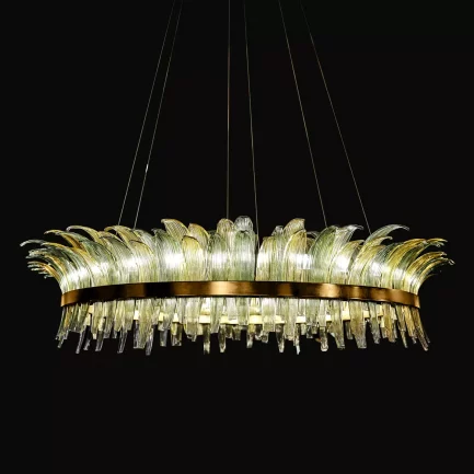 لوستر فلزی کریستالی هیوا 120