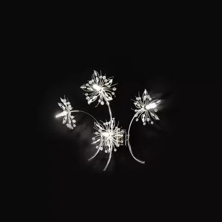 چراغ دیواری طرح گل فلورا