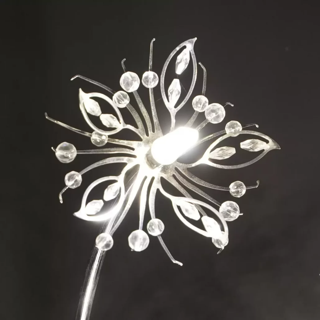 گل فلزی لوستر گل مدرن فلورا-دیواری طرح گل