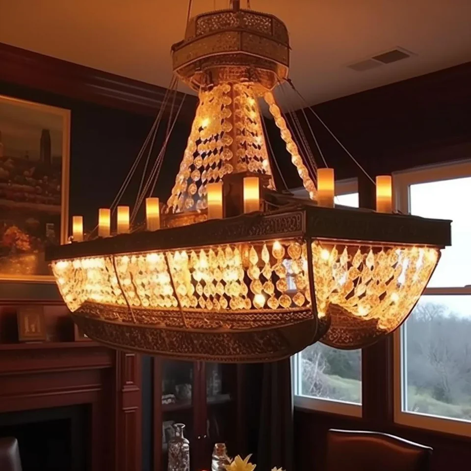 لوستر کریستالی کشتی تایتانیک