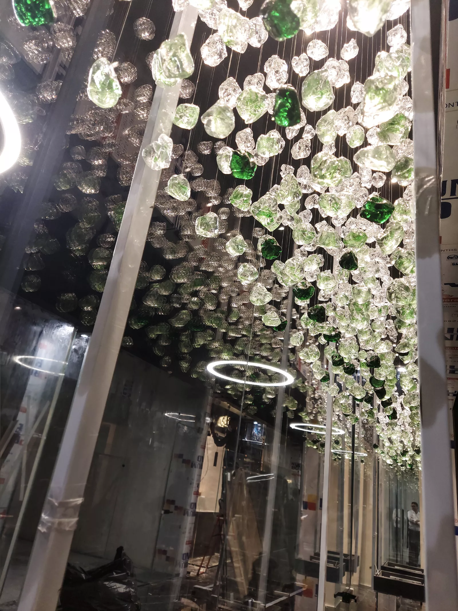 اتصال لوستر ریزشی با کابل