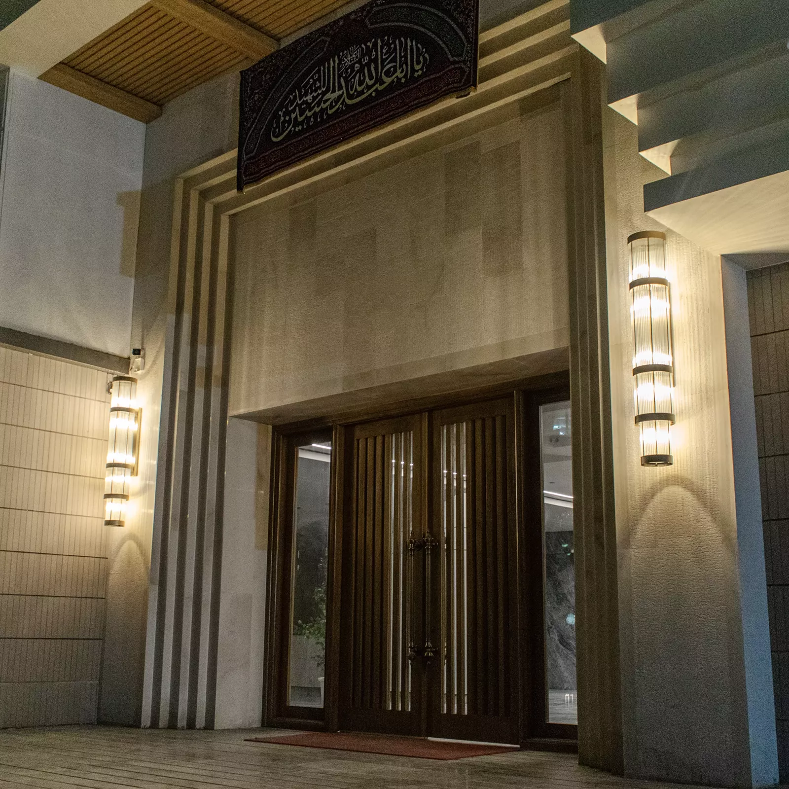 محل نصب لوستر دیواری مجتمع سپهر