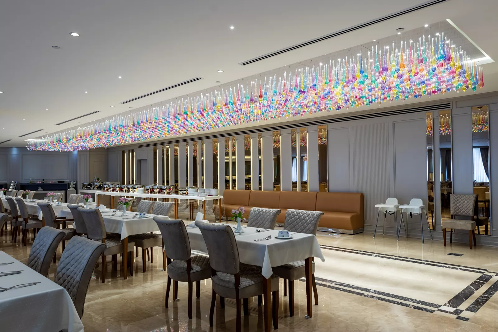 Hanging Crystal Hotel Chandelier